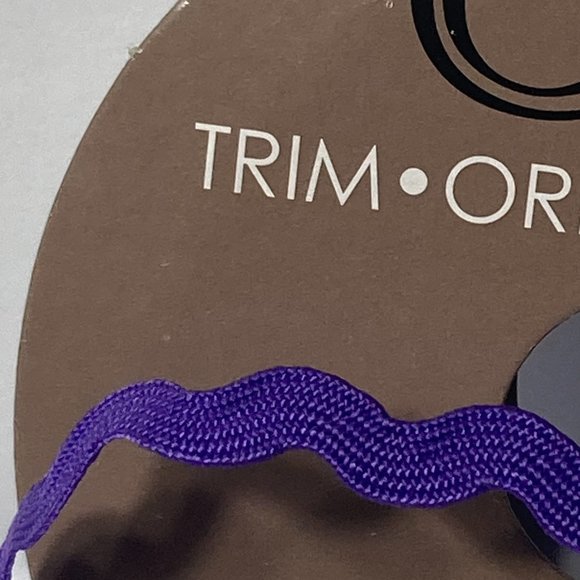 Purple Ric Rac Trim Ribbon Offray 12 Rolls Craft Scrapbook Card Making Gifts - Picture 14 of 14